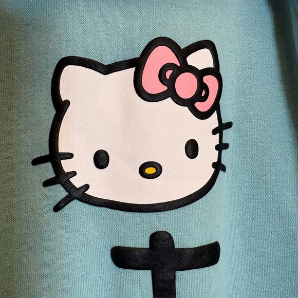 Hello Kitty Sweatpants | Sanrio | Teal | Size Medium | Joggers - Picture 7 of 12